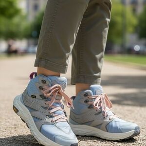 Hoka Women's Light Blue and Pink Athletic Shoes